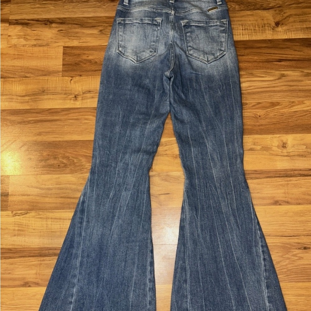 KanCan Dark Wash Flare Jeans - Picture 2 of 5